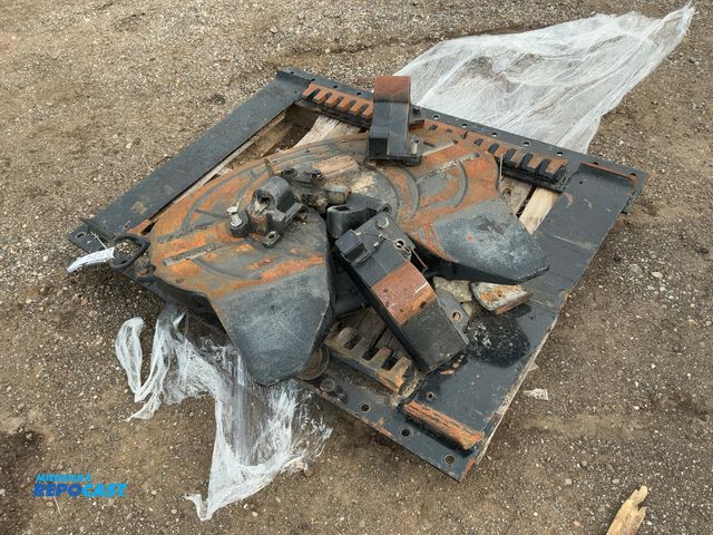 Lot 2-11314 - Used Holland Air Slide Semi Fifth Wheel Hitch for Parts or Repair, currently apart and missing parts...