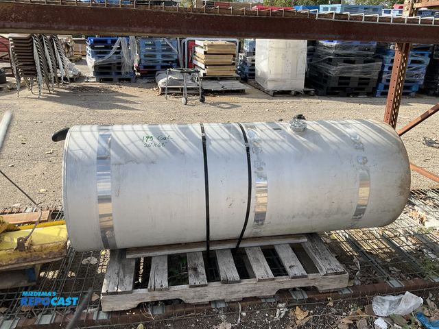 Lot 2-33793 - 175 gal aluminum Fuel tank - approx. 26"dia. x 68"long