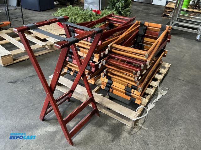 Lot 2-55174 - Other Lot of (13) wood waiter stands.  (RSSC)