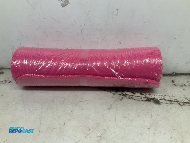 Lot 2-77955 - Unknown make pink yoga mat, 24” W