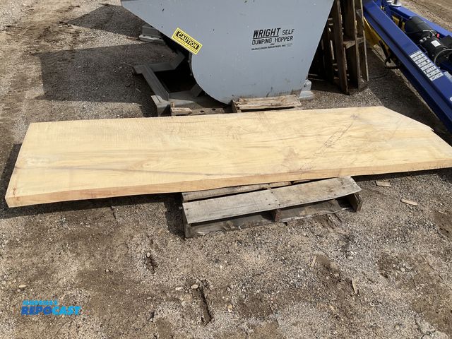 Lot 2-27510 - Maple wood slat - approx. 8’ 9.25” long x 26.25” x 2.5” thick