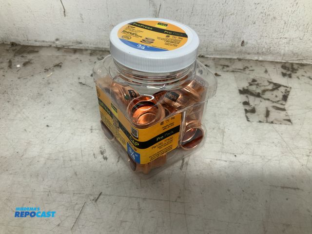 Lot 2-35358 - Viega-ProPress 3/4 in. Press Copper Cap (10-pack)