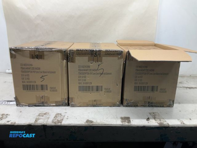 Lot 2-18331 - (3) boxes of Funko Pops Comic cover Marvel edition batch FAC-004866-24258