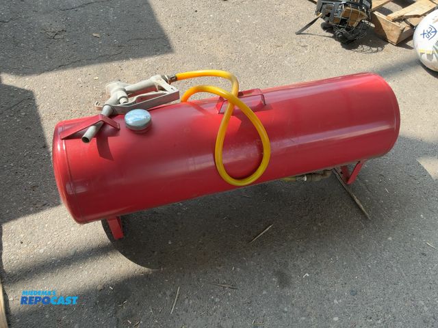 Lot 2-96752 - Portable 15-Gallon Fuel Tank with Hose &amp; Nozzle.
