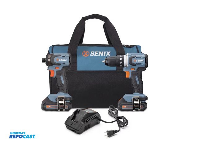 Lot 2-32607 - SENIX PDIX2-M2 Cordless Brushless 2-tool combo