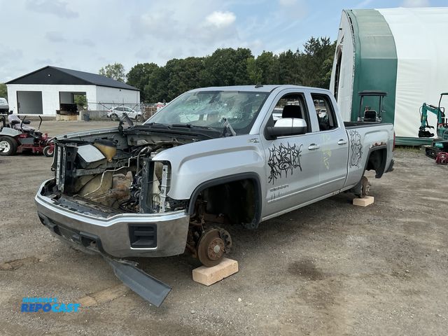 Lot 2-30654 - 2014 GMC Sierra 1500 SLE Double Cab 4WD Double Cab Standard Box Pickup Truck 4x4