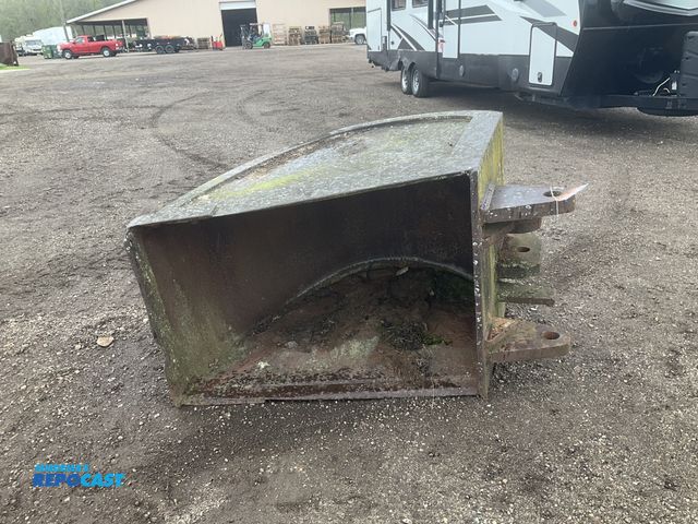 Lot 2-43245 - 32” tapered excavator bucket (38”W at the top and 32”W at the cutting edge), 2-1/2” pin holes, used