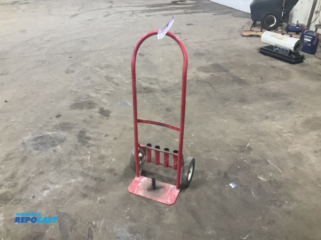 Lot 2-33350 - 2-wheel dolly for transporting a jackhammer, used