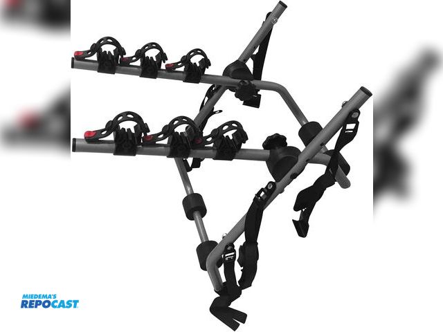 Lot 2-65223 - DK2 trunk mount bike rack 3 bike carrier model BCR190