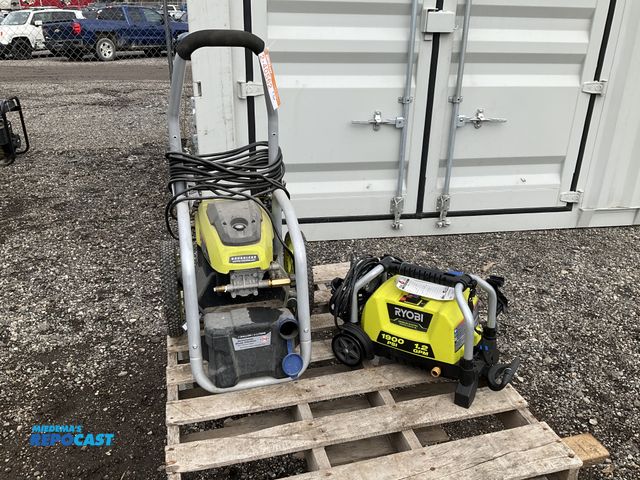Lot 2-40562 - (2) Ryobi Power Washers