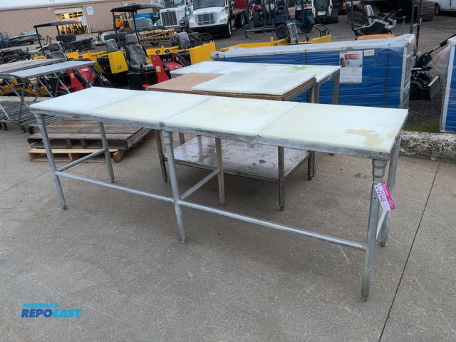 Repocast.com - Lot 2-22448 - (3) Assorted Used Tables from a Deli ...