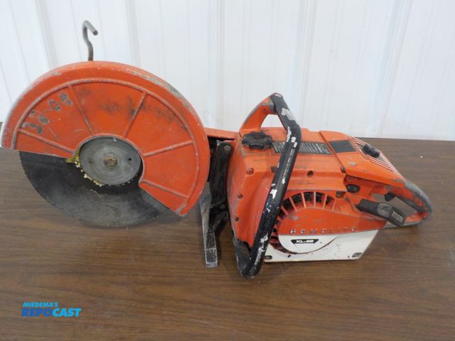 Lot 2-34099 - HomeLite gas powered abbrasive saw. 12" cutting blade.
