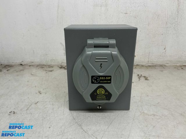 Lot 2-65835 - Joinfworld POP-1-SS2-50P 50 Amp Generator Inlet Box