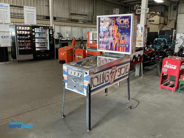 Lot 2-30024 - Bally Rolling Stones pinball machine approx, 22” x 32” x 71”