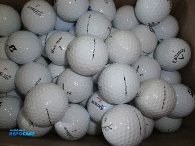 Lot 2-67040 - 100+ excellent golf balls, includes: prov1, prov1x, taylor made, callaway, srixon, bridgestone, kirk...