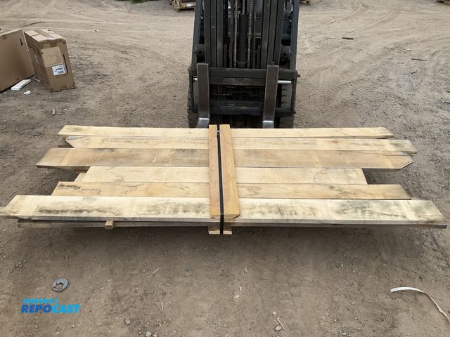 Lot 2-62690 - 4/4 maple boards air dried 2 layers 43" wide x 6-8' long
