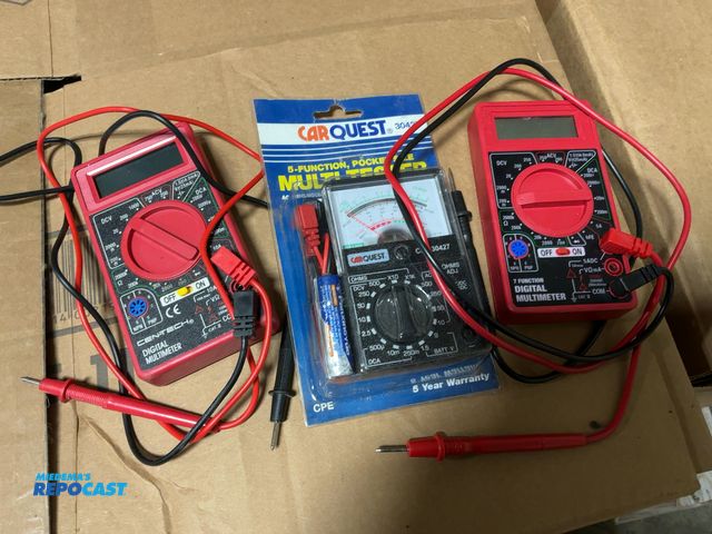 Lot 2-91302 - (3) Digital Pocket-Sized Multimeters