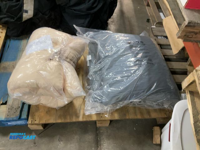 Lot 2-18476 - Lot of assorted Patio Cusions, including (1) rolled bench pad, (1) square cushion, (1) generic patio...