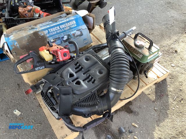 Lot 2-60454 - Backpack blower, tailgator generator, and more.
