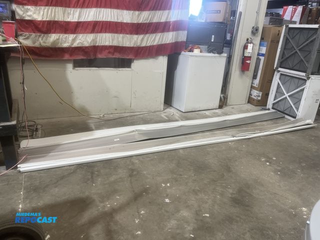 Lot 2-59216 - amerimax fascia 6in by 12 ft 
aluminum
