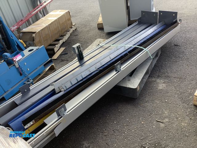 Lot 2-27909 - High Speed Curtain door, 110volt, approx. 102"x102", mounting hardware included, used condition