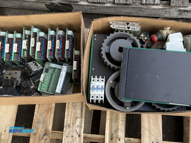 Lot 2-92507 - Lot of 2 Boxes of Industrial Electronics, includes Allen Bradley slc 500 series modules, allen bradl...