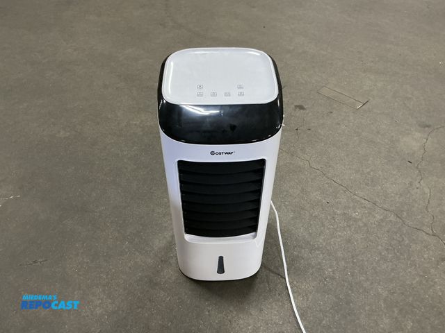 Lot 2-74993 - Costway EP23995 Other 10.5-in  110-Volt Indoor White Floor Fan/air cooler with Remote and manual