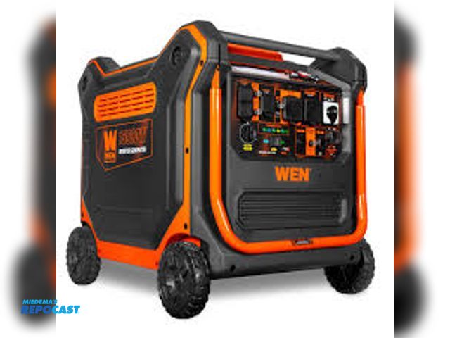Lot 2-14739 - Wen 13000W tri fuel inverter generator (with carbon monoxide sensor) model TF1300iX