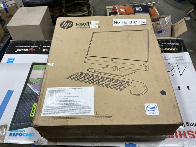 Lot 2-73273 - HP Pavilion All-In-One 24-xa0036 23.8” Diagonal Widescreen with Backlit Micro Edge Display 8th Gen I...