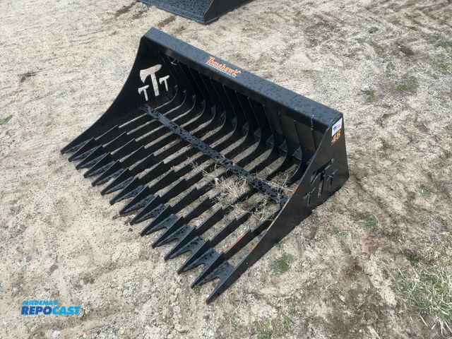 Lot 2-42972 - New Tomahawk 48" Mini Skid Steer Rock Bucket, fits Toro Dingo and More (3119-2)