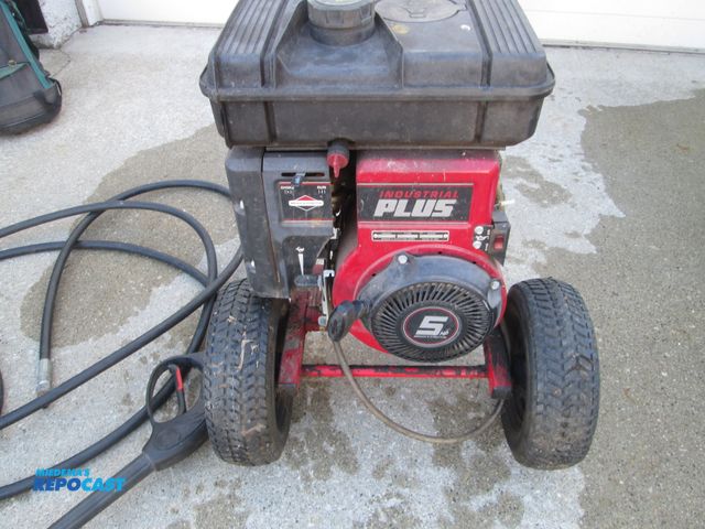 Lot 2-56960 - Industrial Plus 5hp Power Washer - briggs &amp; stratton motor, has hoses..