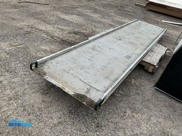 Lot 2-27267 - Heavy duty metal truck trailer handicap ramp approx. 138” x 32” x 5”