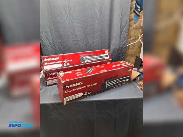 Lot 2-34591 - (1) 28in Huskey Professional Tile Cutter and (1) 24in Husky Professional Tile Cutter