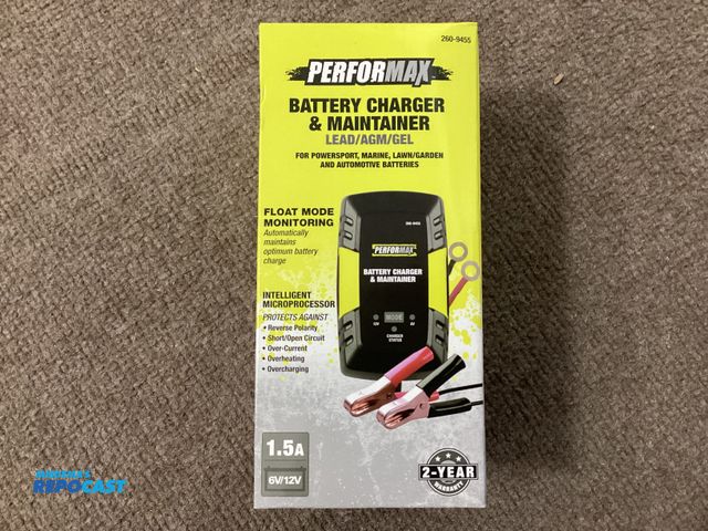 Lot 2-92892 - New Performax 1.5A Battery charger and maintainer. Dual voltage charger for 6/12 Volt Lead – acid, A...