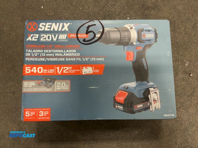 Lot 2-32606 - SENIX PDDX2-M2 Cordless 1/2” cordless drill/driver