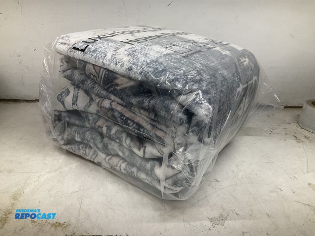 Lot 2-95191 - Domitapis Area Rug with Navy/Beige Design, New