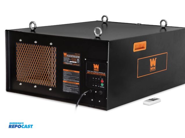 Lot 2-13779 - WEN 3417 Other 3-Speed Remote-Controlled Industrial-Strength Air Filtration System (556/702/1044 CFM...
