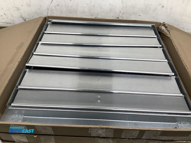 Lot 2-28230 - 2 Dayton aluminum/galvanized/PVC wall/Gable shutters.