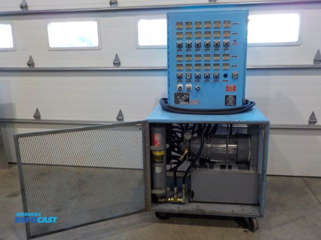 Lot 2-33884 - Industrial Osco INC Multi Hydraulic Unit, Hydraulic Pump on Casters, (12) Controlled Hydraulic Outle...