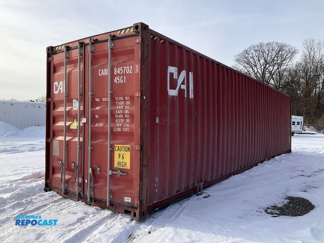 Lot 2-41909 - 40’ Shipping/Storage Container Metal Stackable Lockable