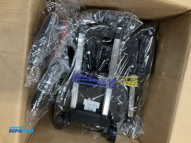 Lot 2-99075 - Box of approximately (10) collapsable foldable luggage carts with wheels, mini dolly