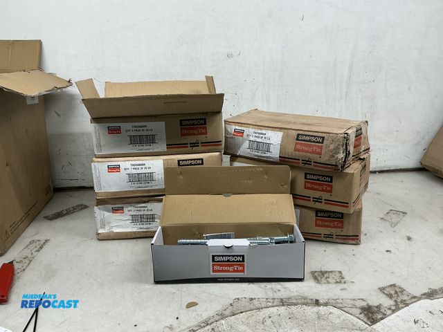 Lot 2-76899 - Lot of (6) boxes of Simpson strong-tie heavy duty screw anchors model#THD50800H 1/2”x8”