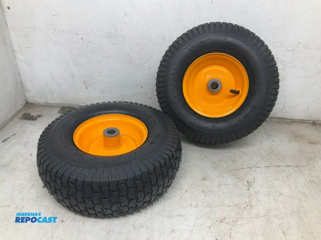 Lot 2-33876 - 2 13 x 5.00-6  lawn and garden tires &amp; wheels