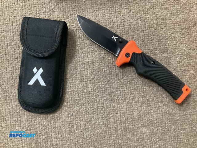 Lot 2-34397 - New Bear Grylls® Ultimate Folding Knife. Constructed from blackened 3Cr13 steel, blade length of 3-5...