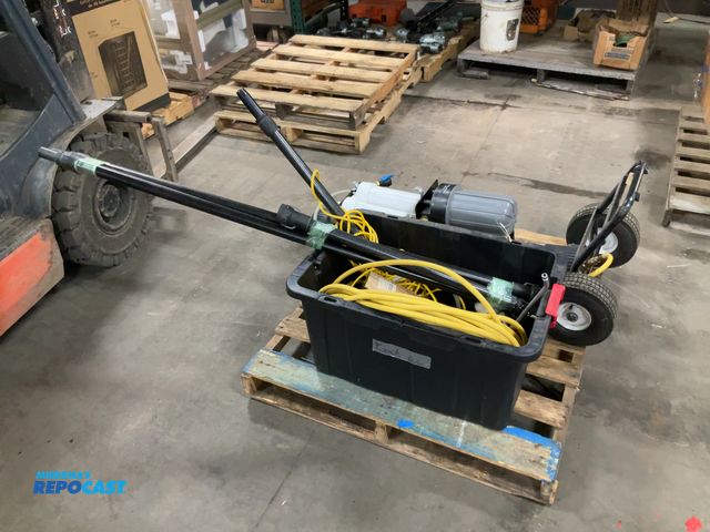 Lot 2-19558 - IPC Eagle window cleaning system with poles, brushes, etc...