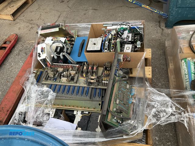 Lot 2-60820 - Industrial Pallet Lot, Includes Fanuc Control boards, a14b-0076-b315, a05b-2051-c125, CRT,  Westingh...