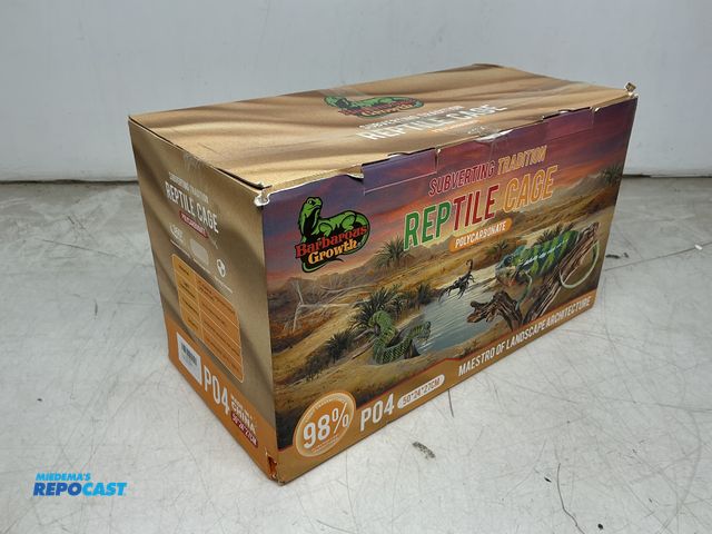 Lot 2-73493 - (1) Barbarous Growth 50cm x 24cm x 27cm Reptile Enclosure - New