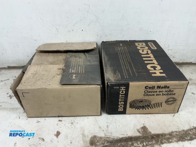 Lot 2-74009 - (2) boxes of Stanley Bostitch 2” coil nails