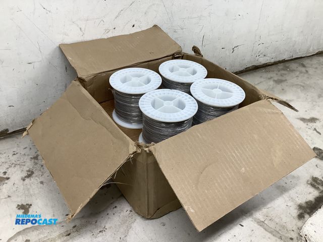 Lot 2-18645 - 8-spools of thin nylon braided wire