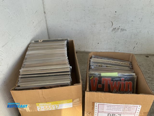 Lot 2-55537 - (2) boxes of many assorted collectible magazines. All are in plastic sleeves. All proceeds go to Hel...